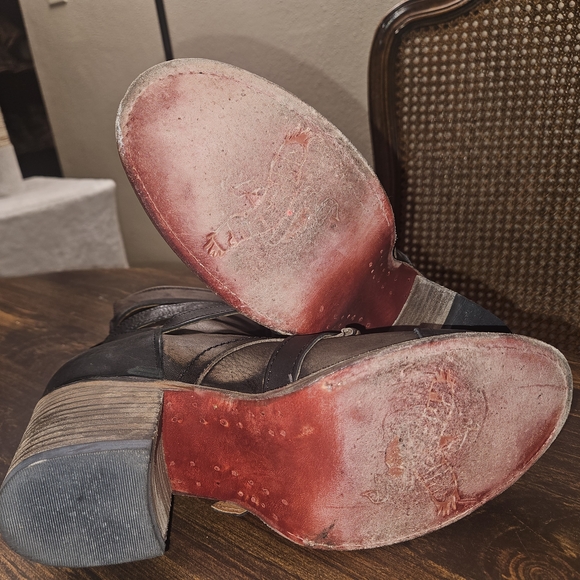 Freebird by Steven Black and Brown Ankle Boots - Picture 5 of 6